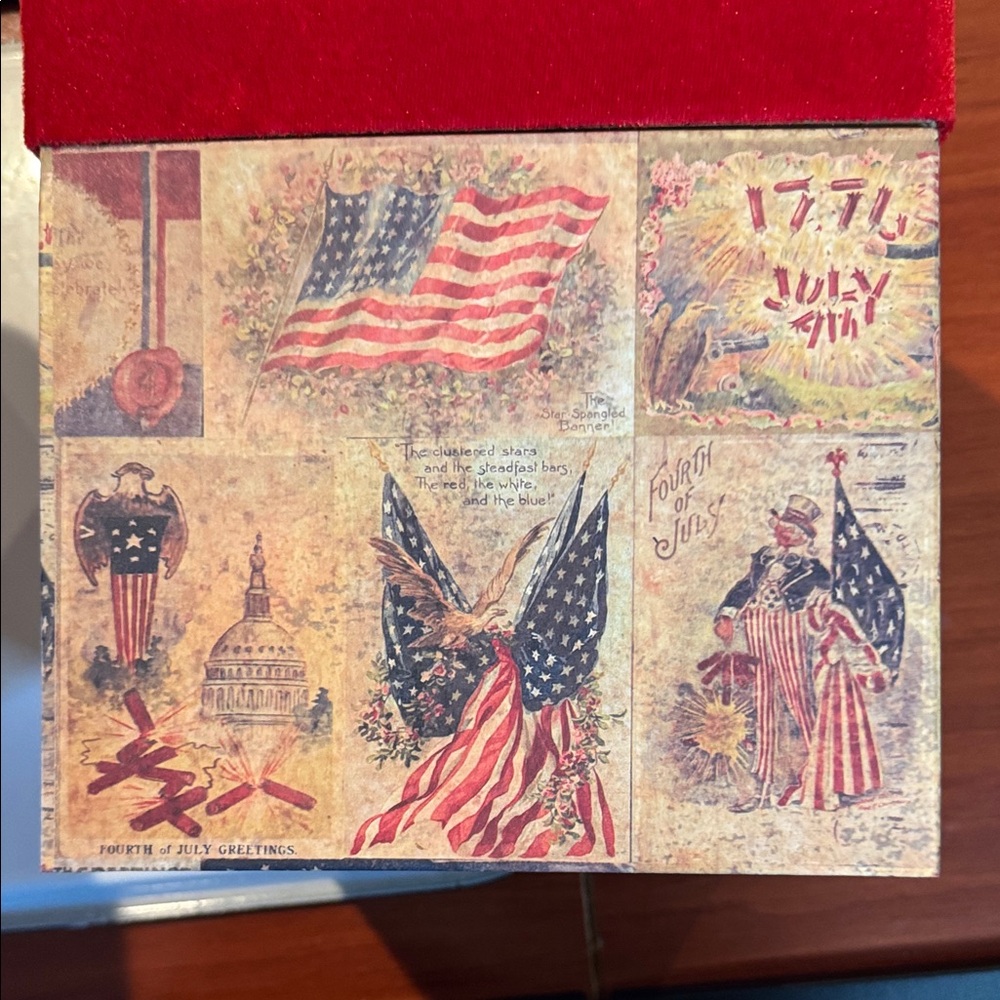 Patriotic Star-Patterned Storage Boxes - Picture 15 of 16